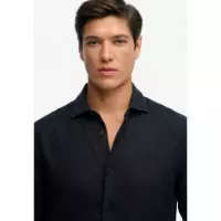 SUPERDRY Camisas Hombre Riviera L/s Linen Shirt M4011103A-98T