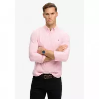 SUPERDRY Camisas Hombre Preppy Oxford L/s Cali Coral/ M4011100A-J8Q