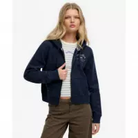 SUPERDRY Sudaderas Mujer Ath Ess Relaxed Crop Ziphood W2012613A-JUA