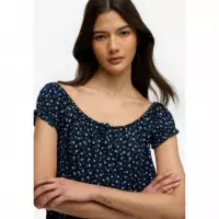 SUPERDRY Tops Mujer Ss 1/2 Button Woven Top W6012219A-L1E