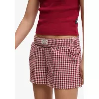 SUPERDRY Pantalones Cortos Mujer Cotton Stripe Elastic Short W7110476A-55J