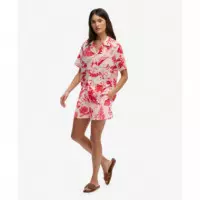 SUPERDRY Pantalones Cortos Mujer Cotton Printed Beach Short W7110497A-K1U