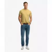 SUPERDRY Camiseta Hombre Cotton Classic Linen Pkt Tee M1012371A-K3X