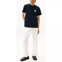 TOMMY HILFIGER - RWB CREST  TEE - DW5 - F|MW0MW40024/DW5