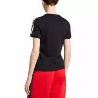 ADIDAS ORIGINALS - Pstripe Ss Tee - Black White Gretwo - KS6784/BLACK White Gretwo
