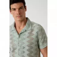 Camisa Lattice de Punto Calado GUESS
