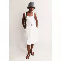 Camisetas Mujer Camiseta ARMEDANGELS Pointelle White