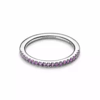 PANDORA Anillo con Circonita Cúbica Púrpura 192999C04