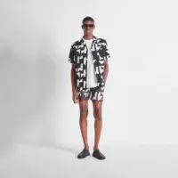 Traje de Baño de Corte Regular en Tela con Estampado Geométrico  ANTONY MORATO
