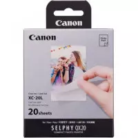 CANON Papel Fotografico XC-20L 20 Hojas para Selphy QX20