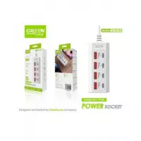 GREEN LYCA Hub 4X Usb-a y 4X Tipo C 25W 3A GL70120 Cable 1MTR por USB