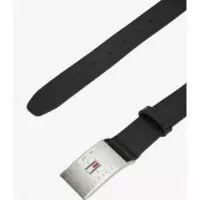 TOMMY HILFIGER - Th Flag Plaque Belt - Bds - F|AM0AM14322/BDS