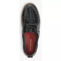 TOMMY HILFIGER - HILFIGER BRAIDED LTH BOAT SHOE - DW5 - F|FM0FM05892/DW5