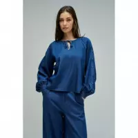Blusas y Camisas Blusa SALSA JEANS Lightdenim Azul Oscuro