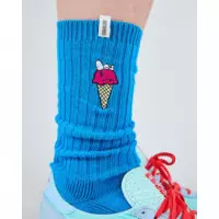 Calcetines BRAVA FABRICS Peanuts Gelato Azules