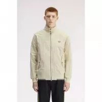 Chaquetas Hombre Chaqueta FRED PERRY J2321 Harrington Efecto Arrugado Avena
