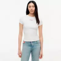 Camiseta Slim Script Rib  TOMMY HILFIGER