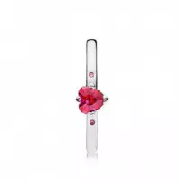 PANDORA San Valentín Joyería Anillo Corazón Circonitas Rosas y Rojas 196574CZRMX