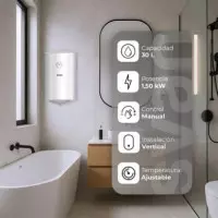 SVAN ST3001S Termo Eléctrico Vertical 30L C Blanco