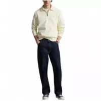 Polo RALPH LAUREN - Long Sleeve 1/4 Zip Sweatshirt - Clubhouse Cream - 710B18911002/CLUBHOUSE Cream