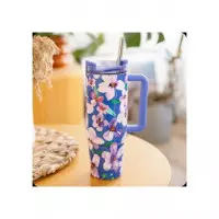 QUOKKA Termo Stream Flower Dusk 950ML 8H CALIENTE/16H FRIO/48H Hielo