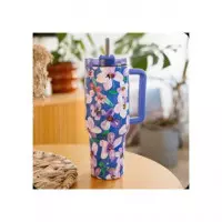 QUOKKA Termo Stream Flower Dusk 1200ML 8H CALIENTE/16H FRIO/48H Hielo