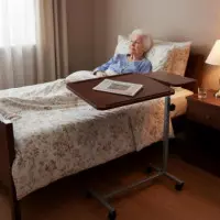 Mesa de Cama con Doble Tablero  SUNALE