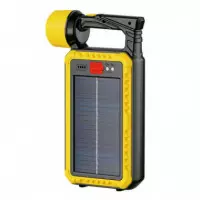 Linterna Solar Recargable AIRMEC con Foco Cob, Powerbank y Lámpara Externa