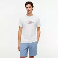 Camiseta de Punto con Logo Gráfico  TOMMY HILFIGER