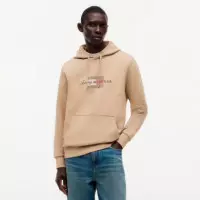 Sudadera de Felpa con Capucha con Cordón y Logo  TOMMY HILFIGER