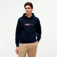 Sudadera de Felpa con Capucha con Cordón y Logo  TOMMY HILFIGER