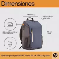 MOCHILA HP TRAVEL NOTEBOOK 15.6 BLUE