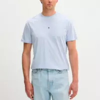 Camiseta de punto con logo lineal