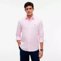 Camisa Oxford con Cuello de Botones  TOMMY HILFIGER