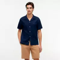 Camisa Linen Blend Solid  TOMMY HILFIGER