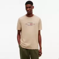 Camiseta de Punto con Logo Gráfico  TOMMY HILFIGER