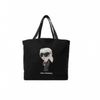 Ikon Aquarelle Shopper Black  KARL LAGERFELD