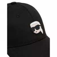 Ikon Cap Black  KARL LAGERFELD