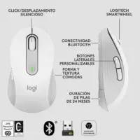 RATON LOGITECH SIGNATURE M650 L WIRELESS WHITE
