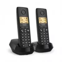 TELEFONO GIGASET BASIC 100 BLACK DUO