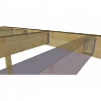 Soporte De Zinc Ala Interior 45 Mm Para Viga