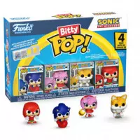 FUNKO Bitty Pop Pack 4 Sonic The Hedgehog