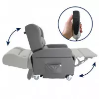Sillón Elevador Eléctrico | Reclinable Negro  KMINA