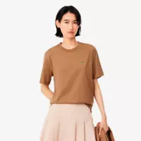 Camiseta de Corte Holgado de Algodón Suave  LACOSTE