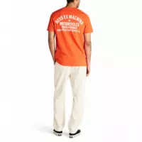Camisetas Hombre Camiseta DEUS EX MACHINA Venice Address Tangerine Tango