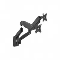 SOPORTE PARED MONITOR AISENS 2 BRAZOS 17-32 9KG BL