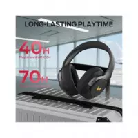 MONSTER Auricular BLUETOOTH Tipo Casco Persona 5TH Anc con Cancelacion Ruido Negro