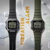 CASIO W-738H-3AV | Vibración, 10 Bar y 10 Años de Batería