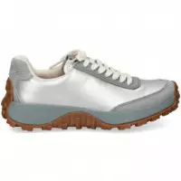 Deportivo Piel+metalizado Ciel+plata  CAMPER