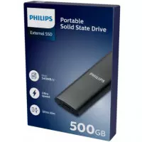 PHILIPS Disco Duro Externo  SSD500GB Usb-c Ultra slim